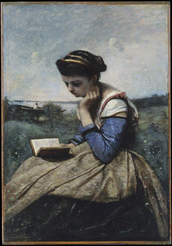 Camille Corot--A Woman Reading