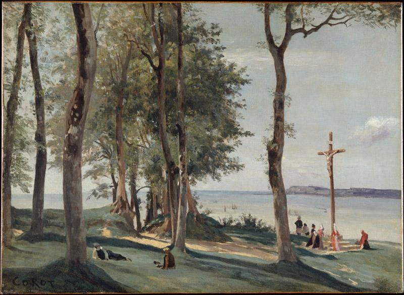 Camille Corot--Honfleur Calvary
