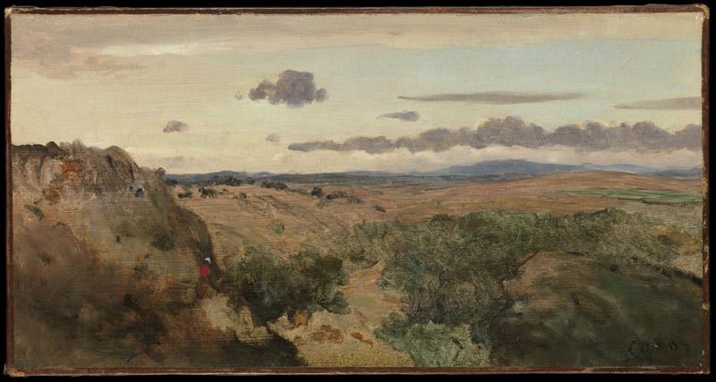 Camille Corot--Mountainous Landscape