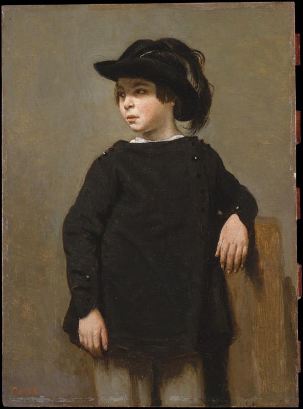 Camille Corot--Portrait of a Child