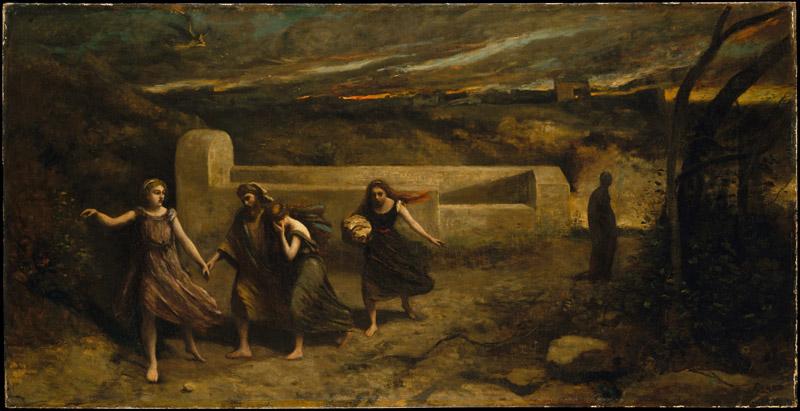 Camille Corot--The Burning of Sodom