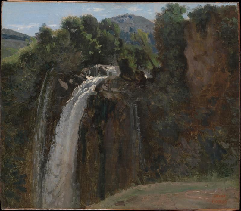 Camille Corot--Waterfall at Terni
