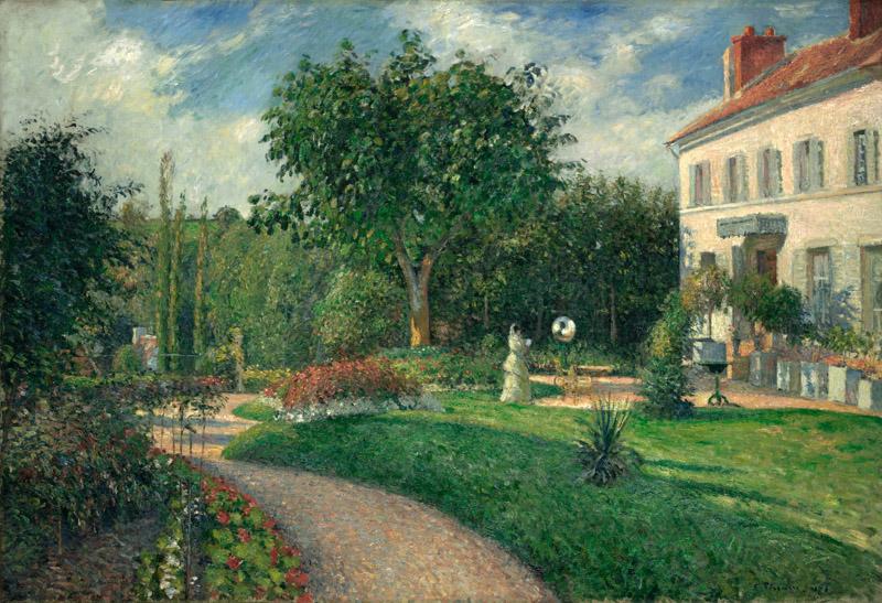 Camille Pissarro - The Garden of Les Mathurins at Pontoise, 1876