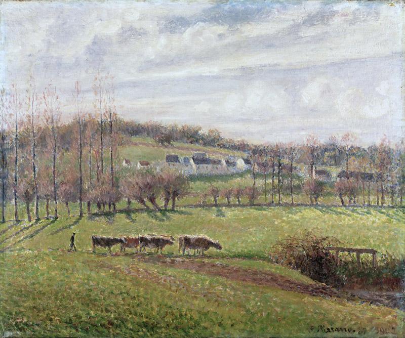 Camille Pissarro, French, 1830-1903 -- Summer Landscape, Eragny