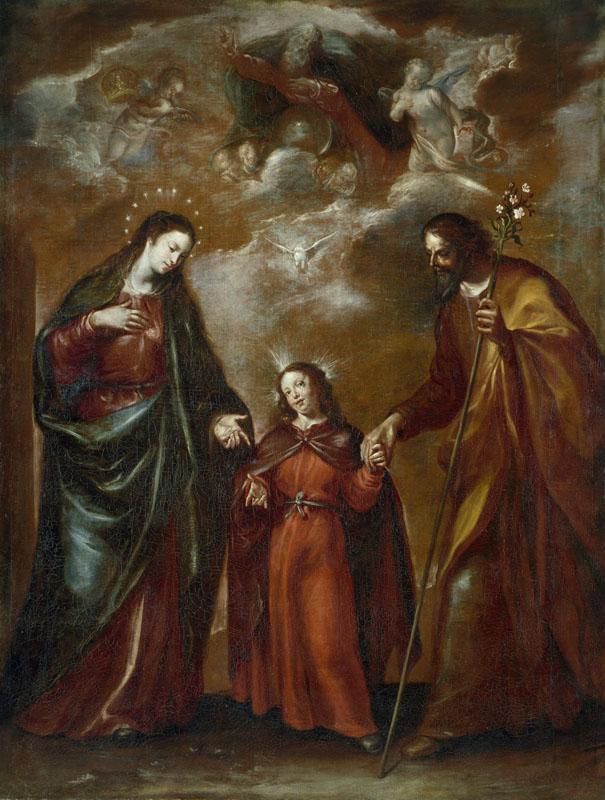 Camilo, Francisco-La Sagrada Familia, o La Trinidad en la Tierra-157 cm x 120 cm