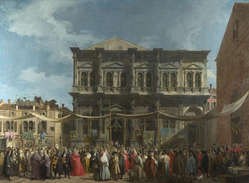 Canaletto - Venice - The Feast Day of Saint Roch