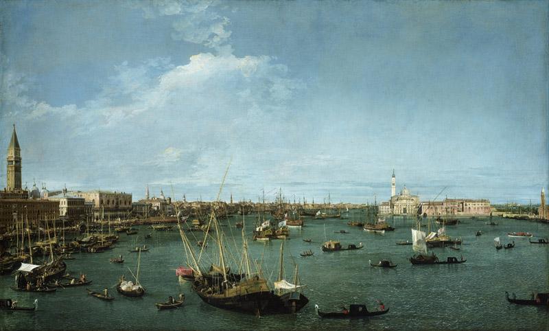 Canaletto (Giovanni Antonio Canal) - Bacino di San Marco, Venice