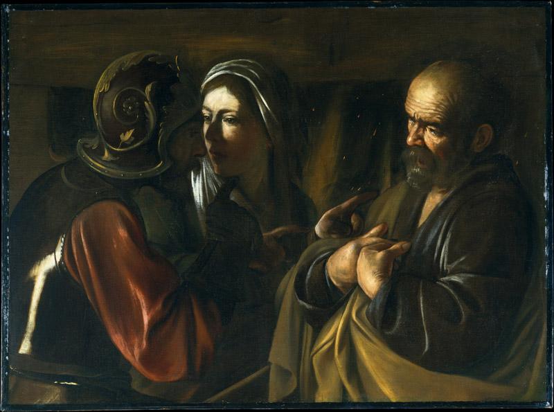 Caravaggio--The Denial of Saint Peter