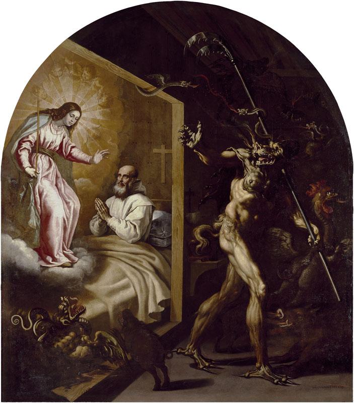 Carducho, Vicente-Aparicion de la Virgen a un hermano cartujo-336,5 cm x 297 cm