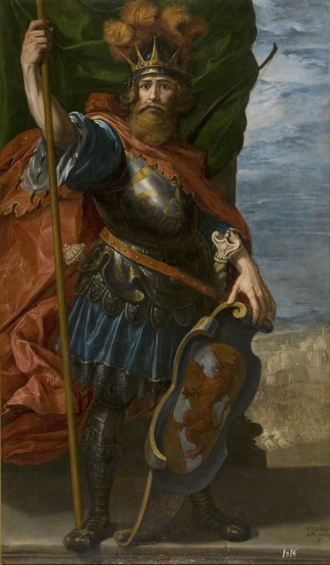 Carducho, Vicente-Ataulfo, rey godo-205 cm x 118 cm