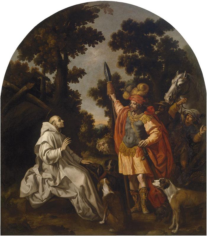 Carducho, Vicente-Encuentro de San Bruno con el conde de Sicilia y Calabria-337 cm x 298 cm
