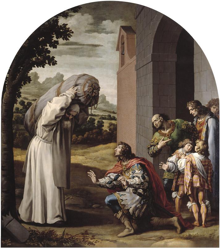 Carducho, Vicente-La humildad del conde Guillermo II de Nevers-337 cm x 297,5 cm