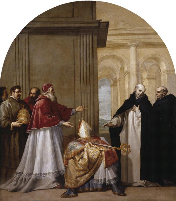 Carducho, Vicente-San Bruno renuncia al arzobispado de Reggio Calabria-337,5 cm x 297,5 cm