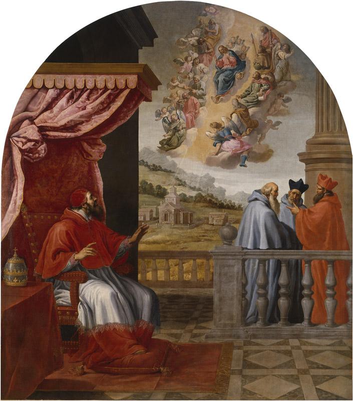 Carducho, Vicente-Vision del papa Victor III-335,5 cm x 296,5 cm