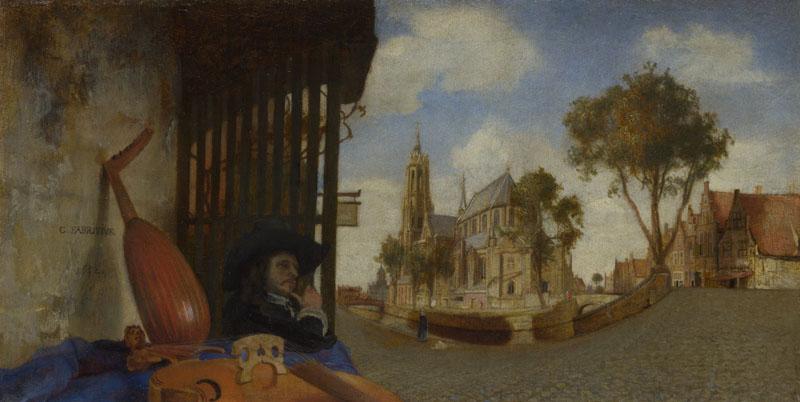 Carel Fabritius - A View of Delft