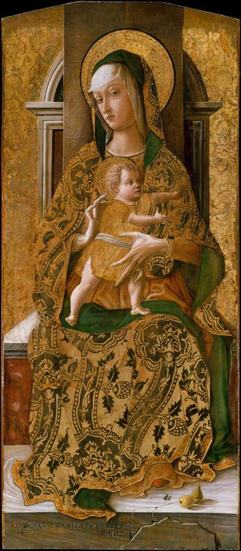 Carlo Crivelli--Madonna and Child Enthroned
