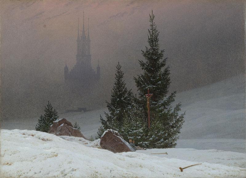 Caspar David Friedrich - Winter Landscape