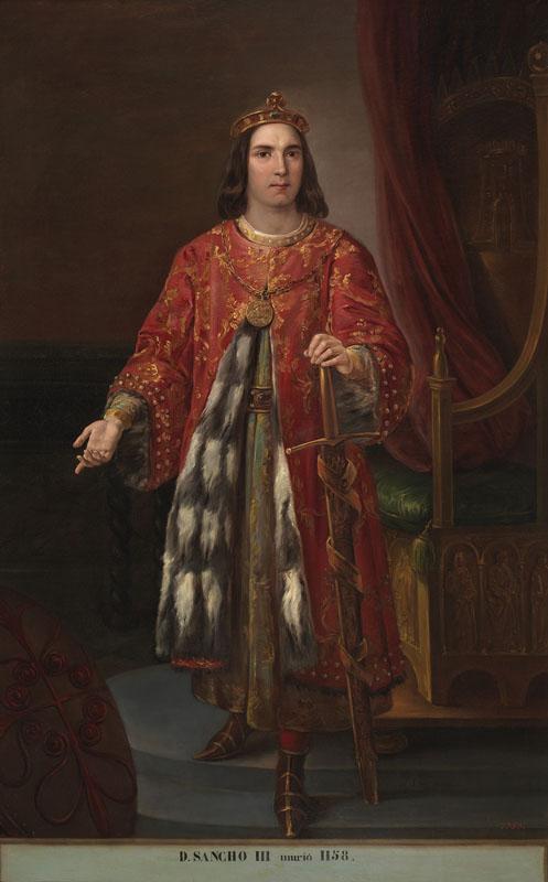 Castelaro y Perea, Jose-Sancho III, rey de Castilla-224 cm x 141 cm