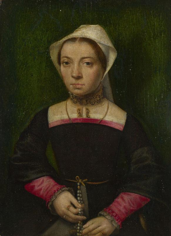 Catharina van Hemessen - A Lady with a Rosary