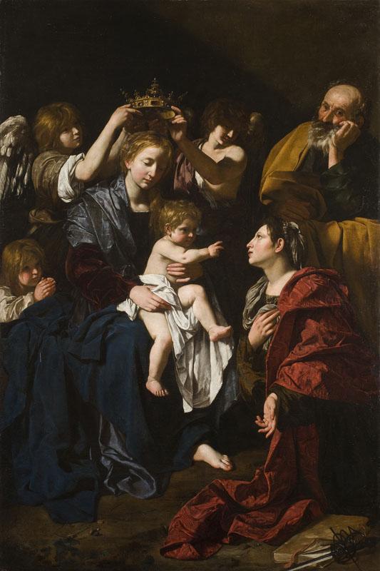 Cavarozzi, Bartolomeo-Sagrada Familia con Santa Catalina-256 cm x 170 cm