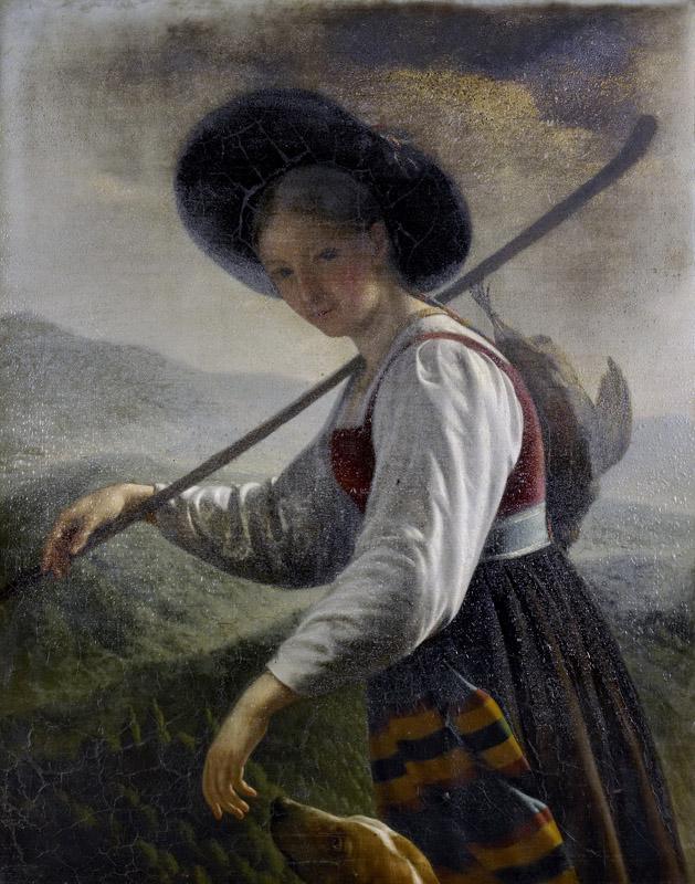 Cels, Cornelis -- Zwitserse boerin, 1820-1821