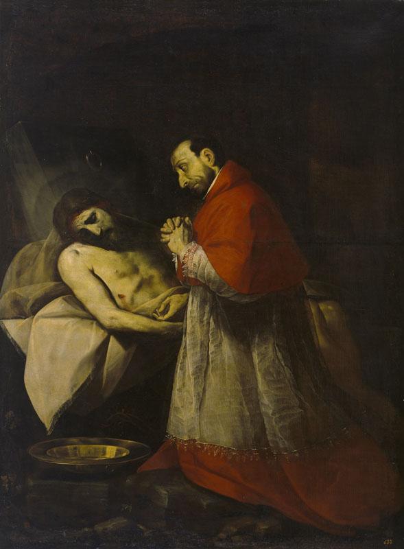 Cerano-San Carlos Borromeo ante Cristo muerto-209 cm x 156 cm