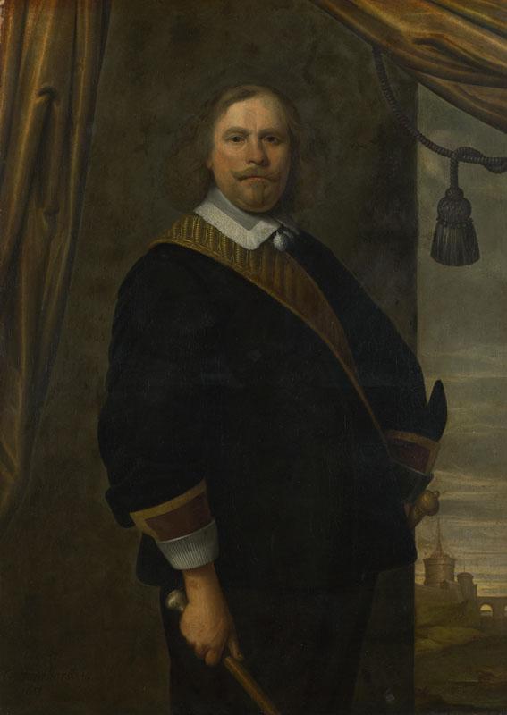 Cesar van Everdingen - Portrait of a Dutch Commander