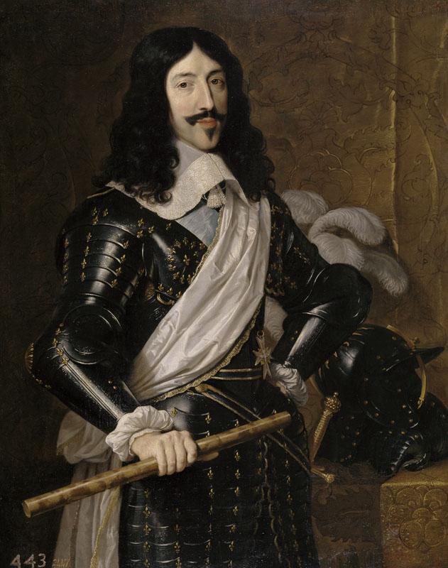 Champaigne, Philippe de-Luis XIII, rey de Francia-108 cm x 86 cm
