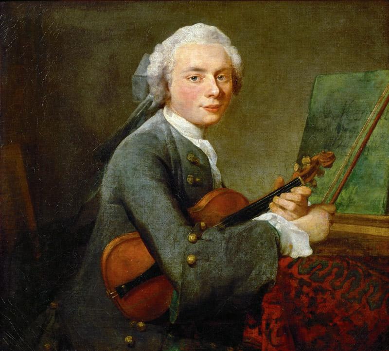 Chardin, Jean-Baptiste Simeon -- Le jeune homme au violon-young man with violin