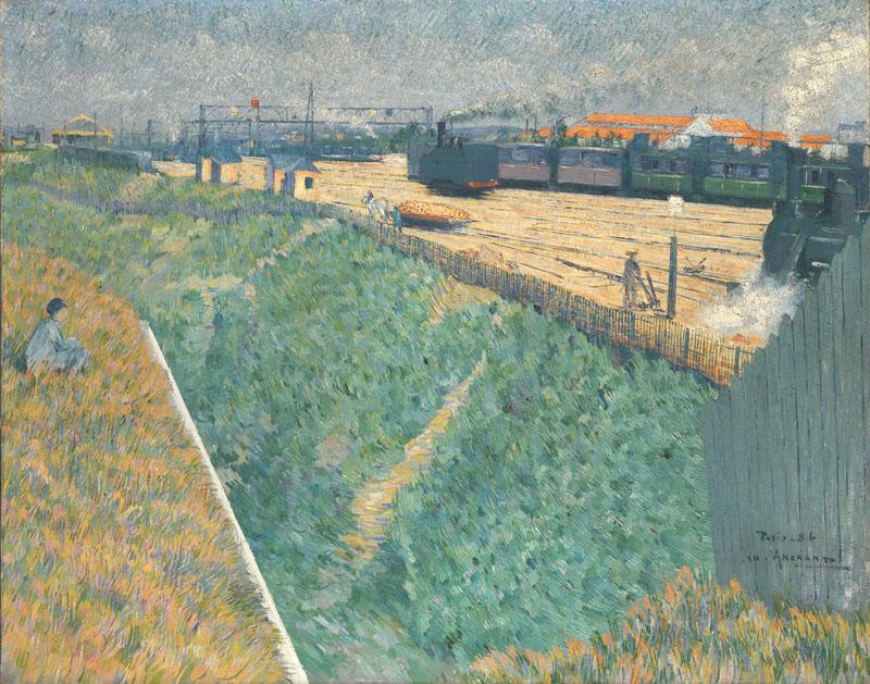 Charles Angrand - The Western Railway at its Exit from Paris