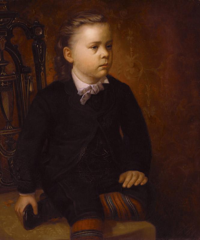 Charles Cole Markham - Portrait of Master James Kingsley, ca. 1870