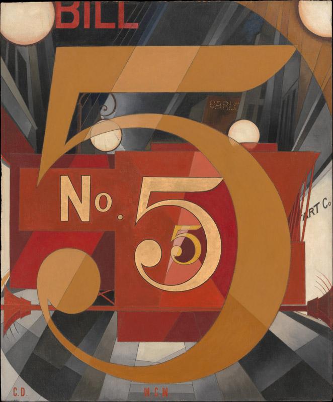 Charles Demuth--I Saw the Figure 5 in Gold