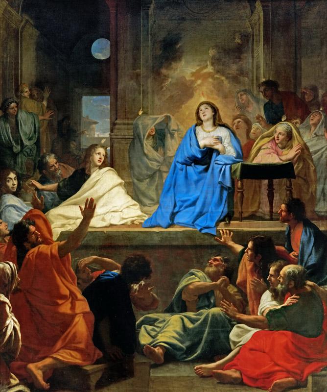 Charles Le Brun -- Descent of the Holy Ghost