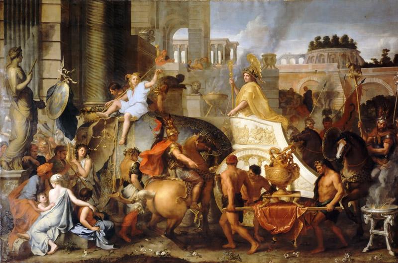 Charles Le Brun -- Entry of Alexander in Babylon