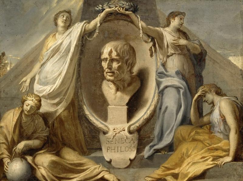 Charles Le Brun -- Tomb of Seneca