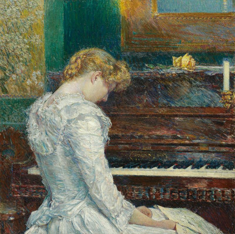 Childe Hassam - The Sonata, 1893