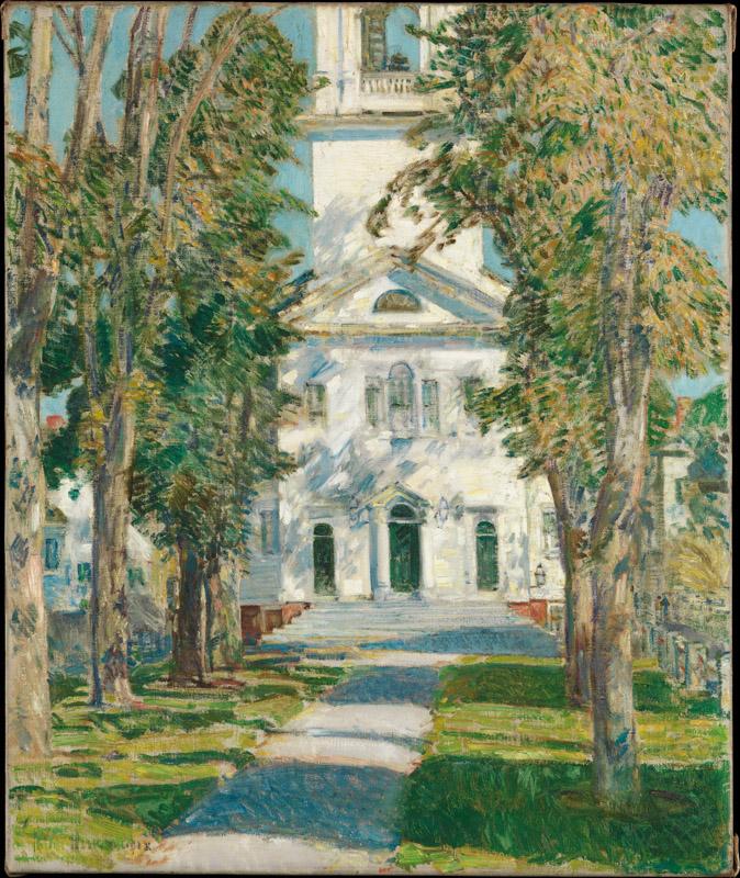 Childe Hassam--The Church at Gloucester