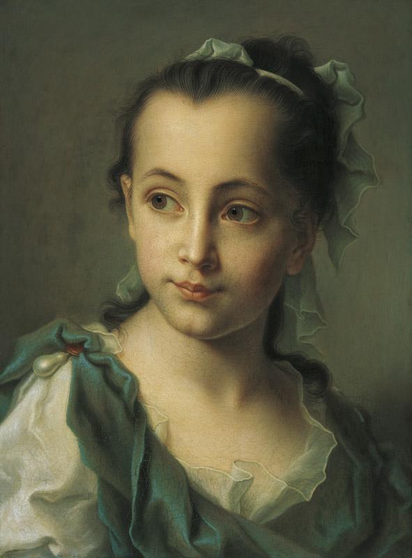 Christian Seybold - Portrait of the Artist Daughter, c. 1761