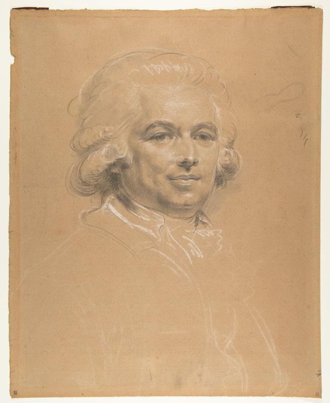 Claude Jean-Baptiste Hoin--Head of a Man