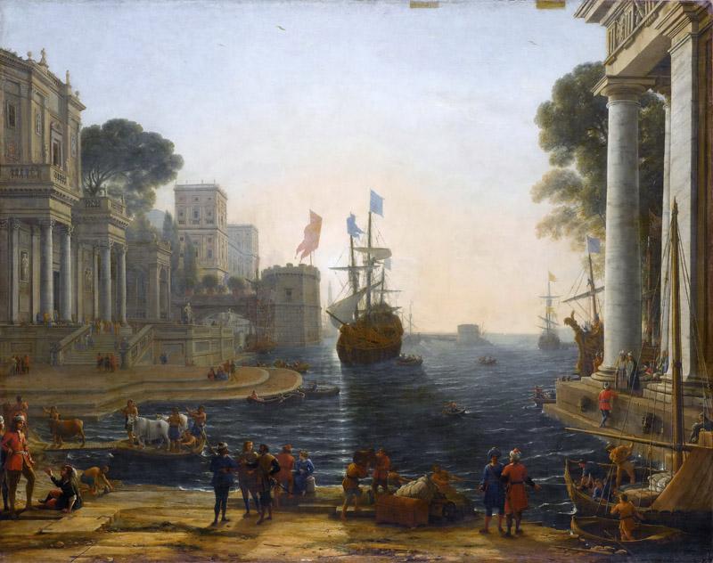Claude Lorrain -- Ulysses returns Chryseis to her father