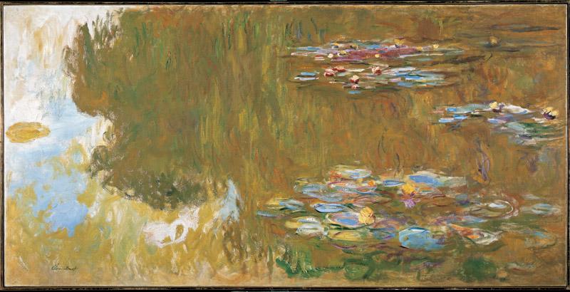 Claude Monet (1840-1926)-The Water Lily Pond, c