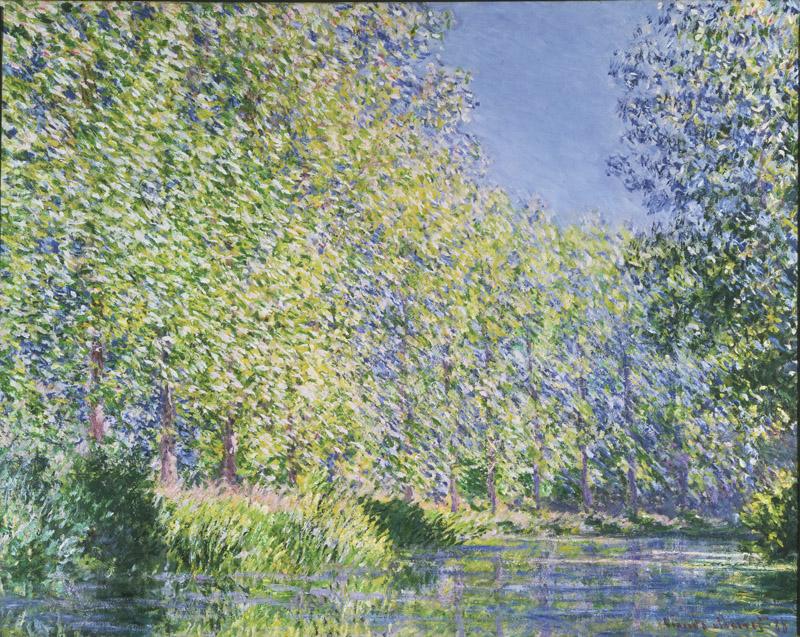 Claude Monet, French, 1840-1926 -- Bend in the Epte River near Giverny