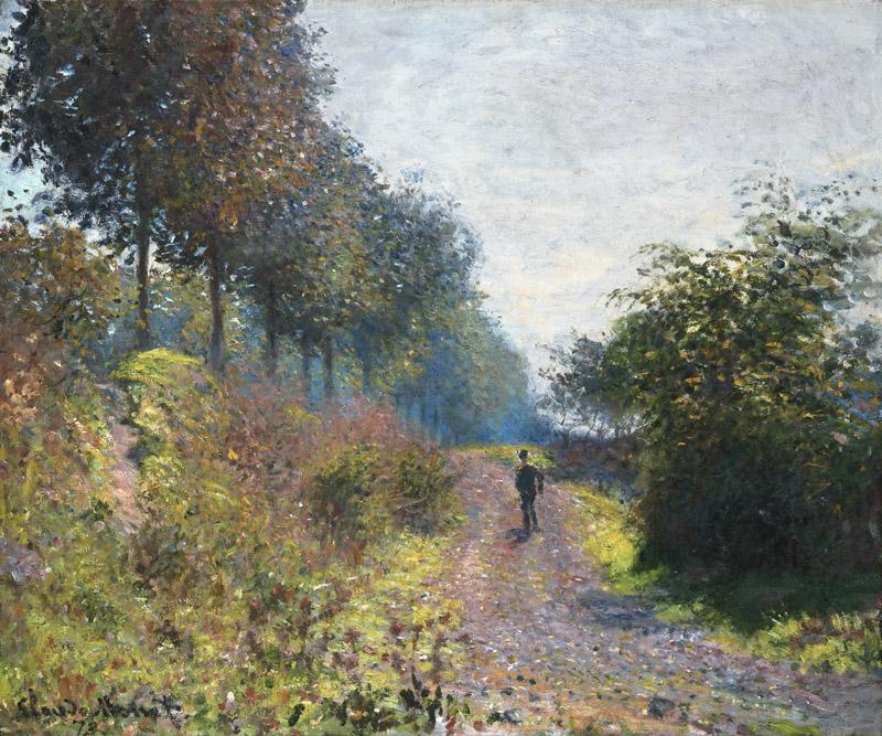 Claude Monet, French, 1840-1926 -- The Sheltered Path