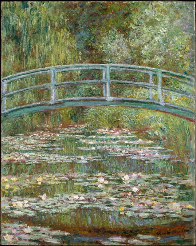 Claude Monet--Bridge over a Pond of Water Lilies