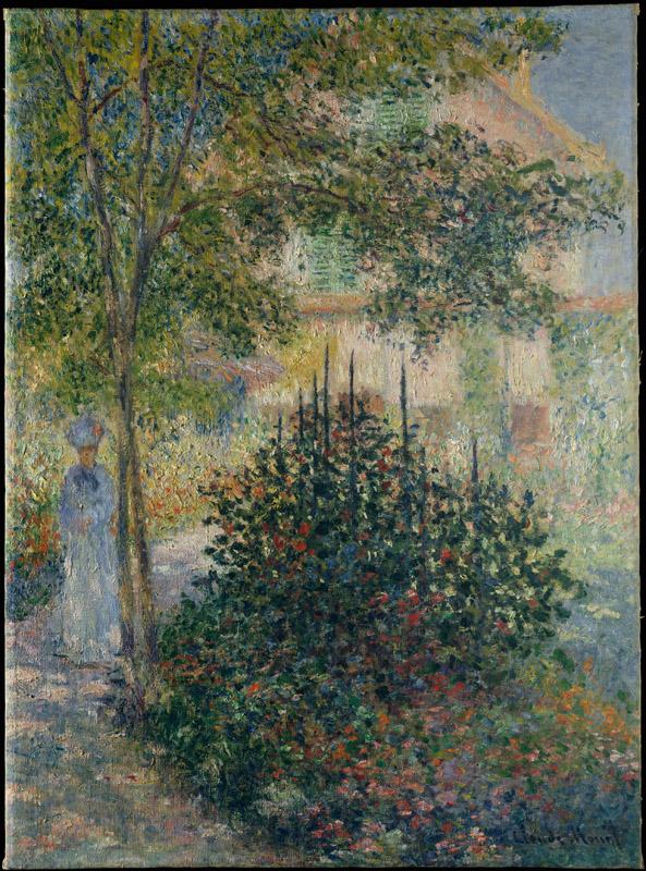 Claude Monet--Camille Monet (1847-1879) in the Garden at Argenteuil