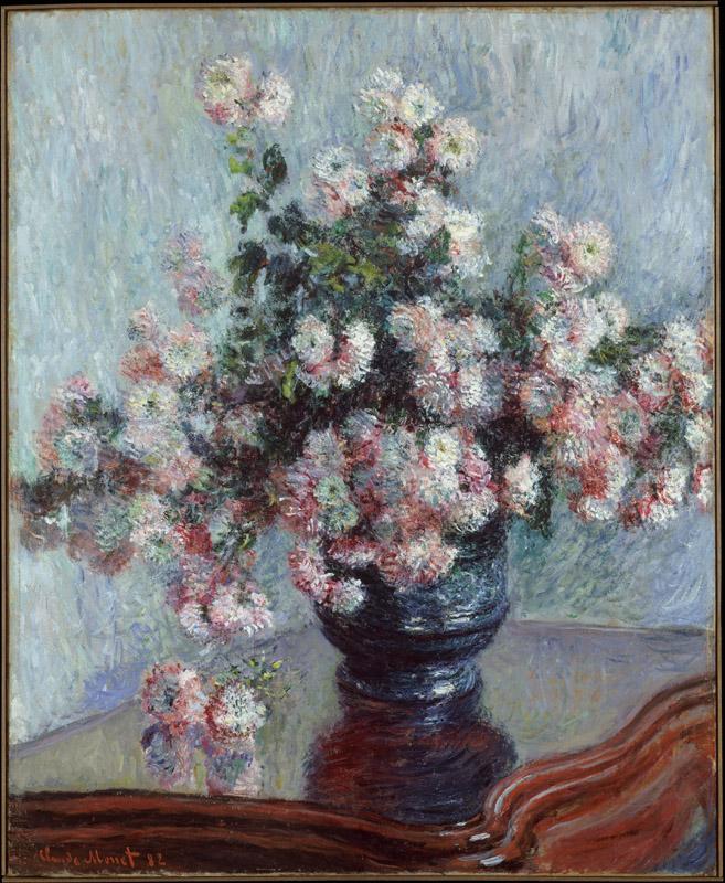 Claude Monet--Chrysanthemums