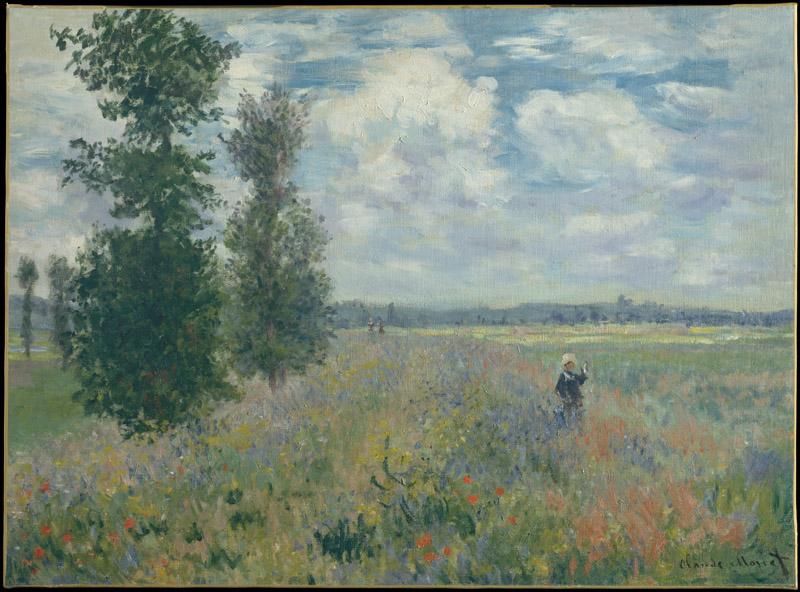 Claude Monet--Poppy Fields near Argenteuil