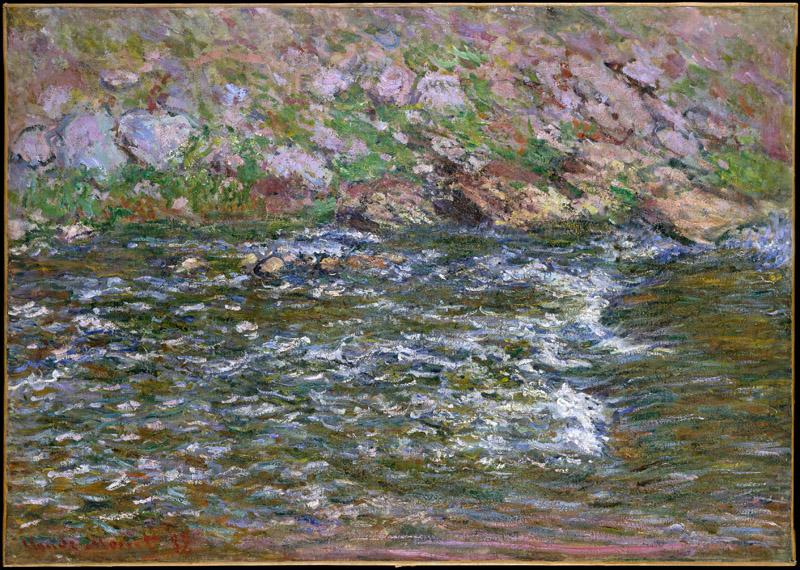 Claude Monet--Rapids on the Petite Creuse at Fresselines