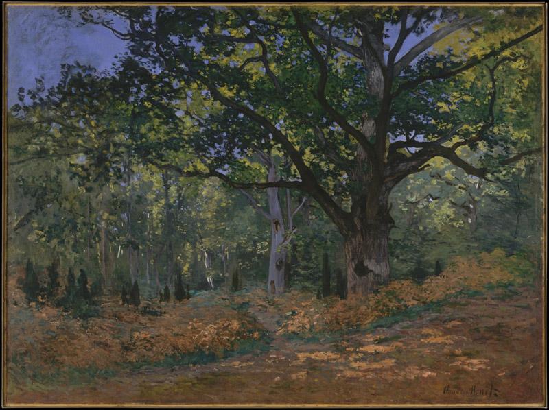Claude Monet--The Bodmer Oak, Fontainebleau Forest