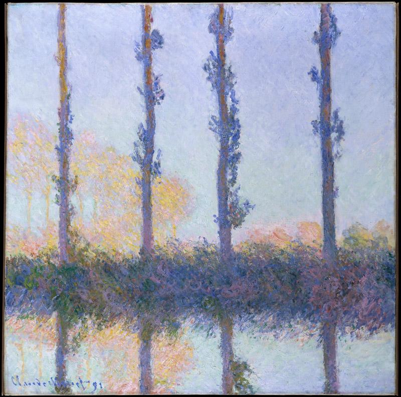 Claude Monet--The Four Trees